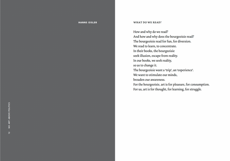 REFRAME 04 | No Art Above Politics