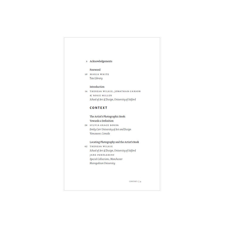 Photography and the Artist's Book