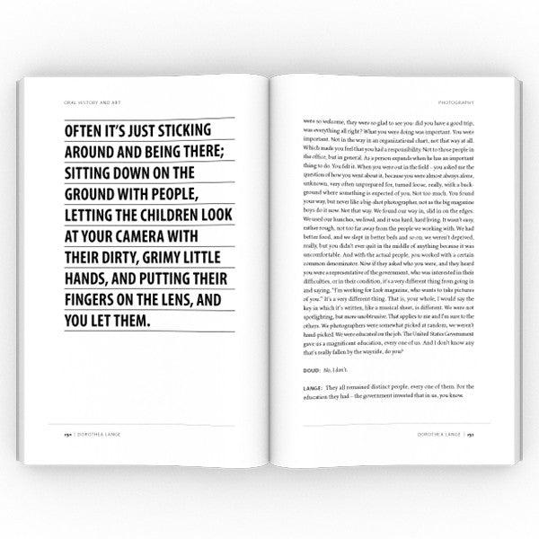 Oral History and Art: Photography