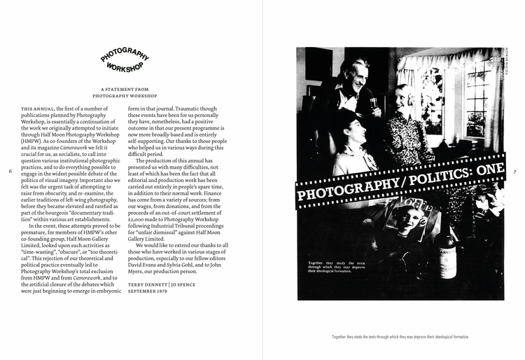 Photography/Politics: One