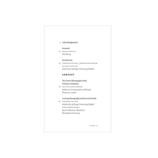 Photography and the Artist's Book